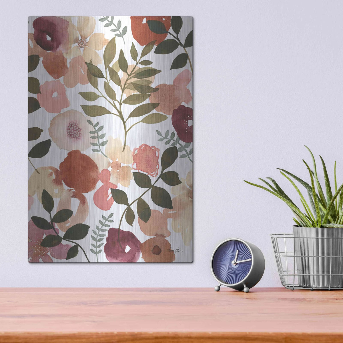 'Garden Dance I' by Laura Horn – Metal Wall Art, 12x16 room view