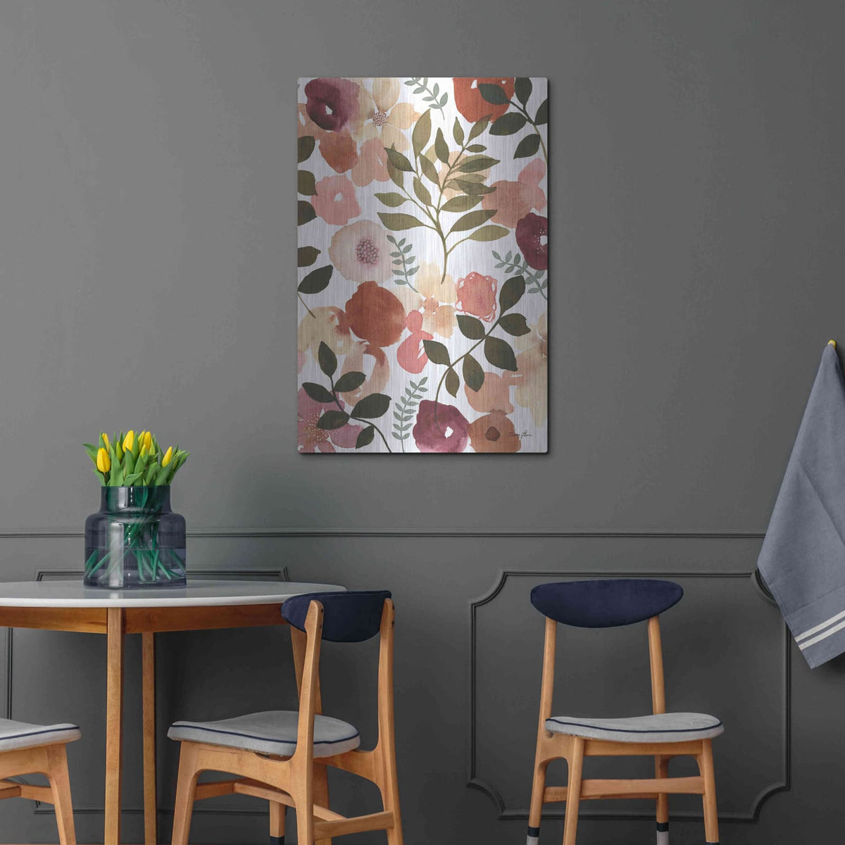 'Garden Dance I' by Laura Horn – Metal Wall Art, 24x36 room view