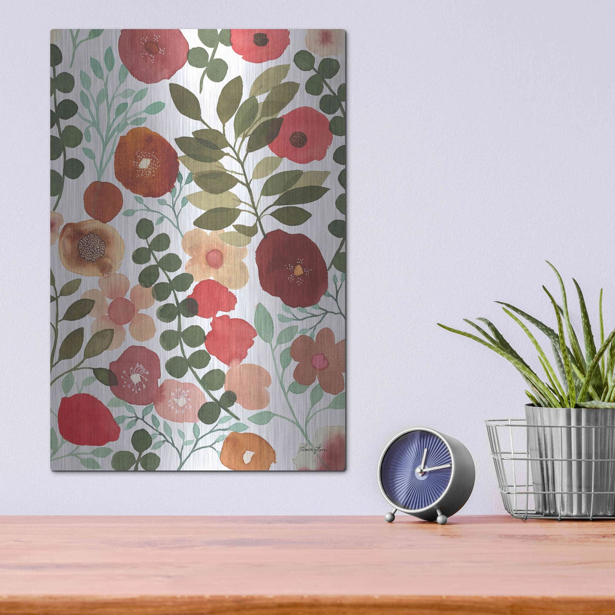 'Garden Dance II' by Laura Horn – Metal Wall Art, 12x16 room view