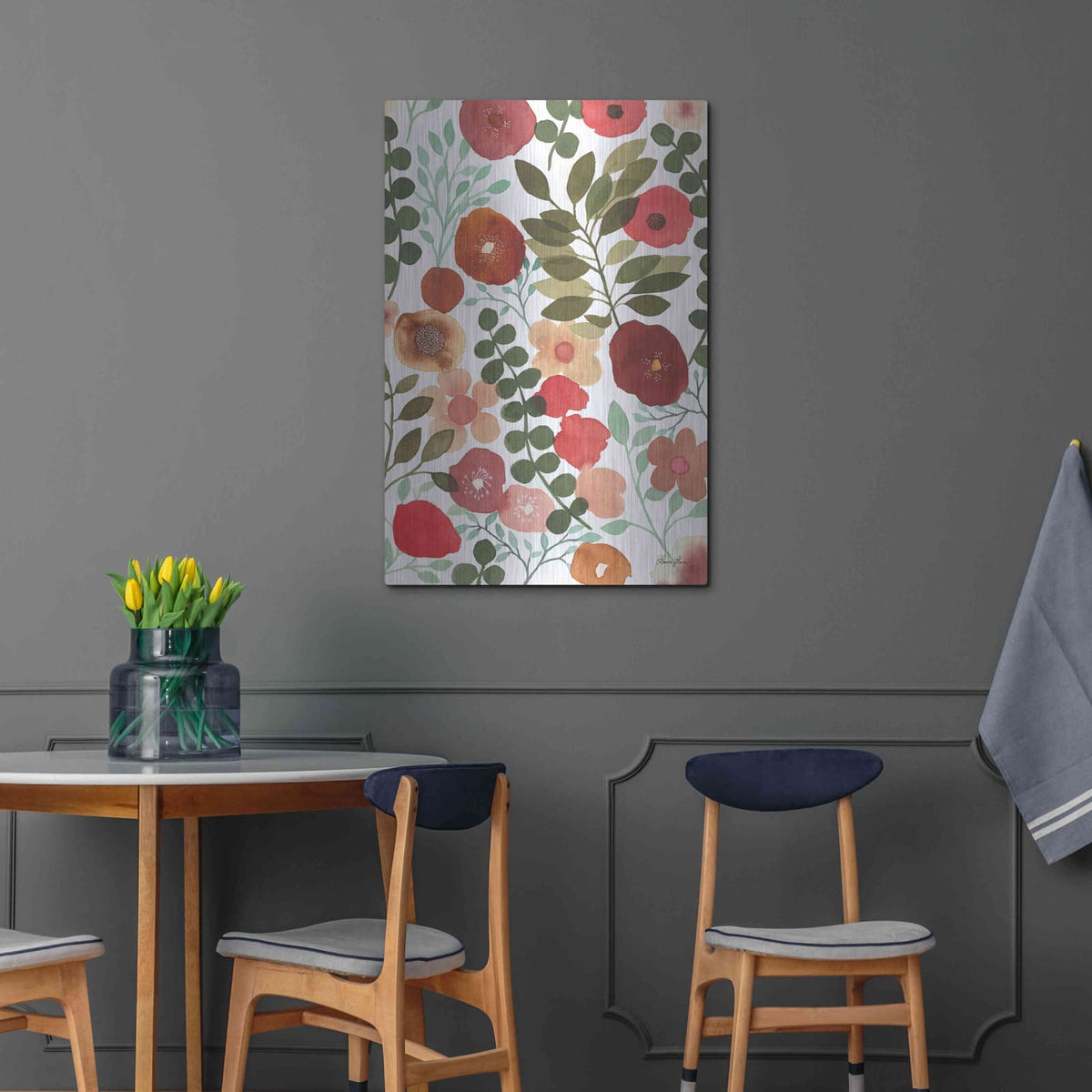 'Garden Dance II' by Laura Horn – Metal Wall Art, 24x36 room view