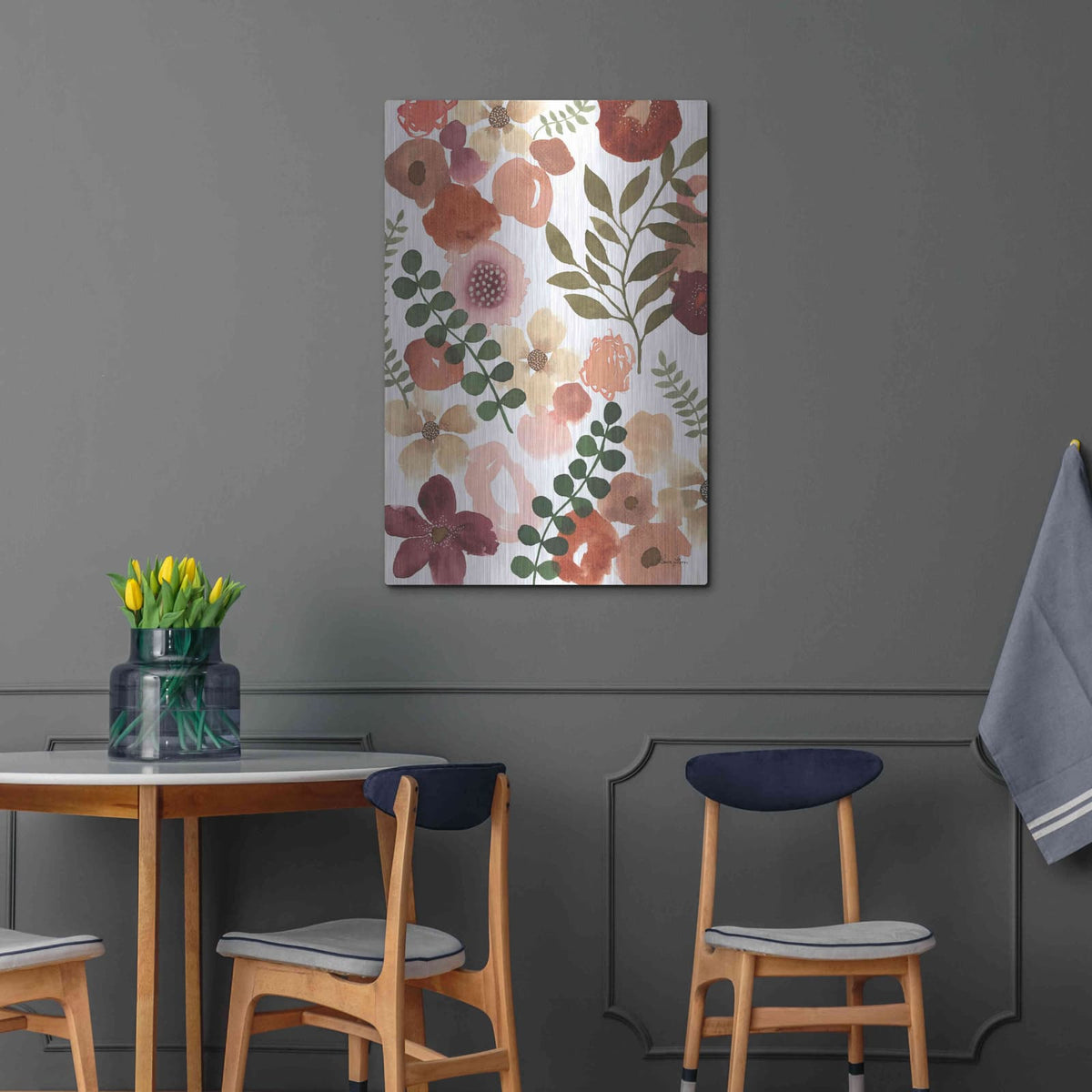 'Garden Dance III' by Laura Horn – Metal Wall Art, 24x36 room view