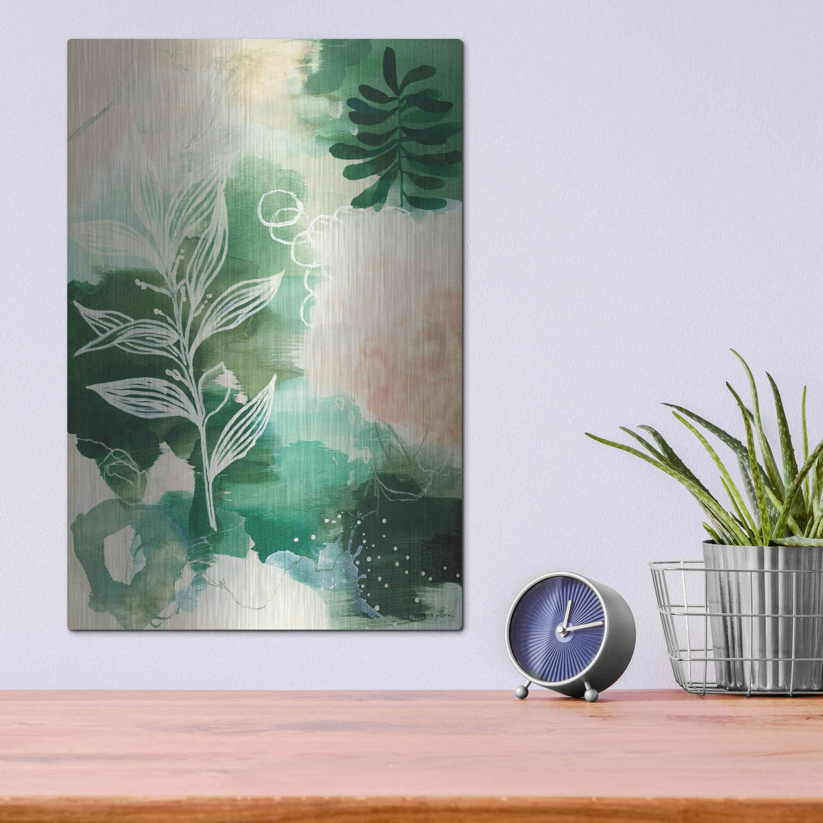 'Nature Story I' by Laura Horn – Metal Wall Art, 12x16 room view