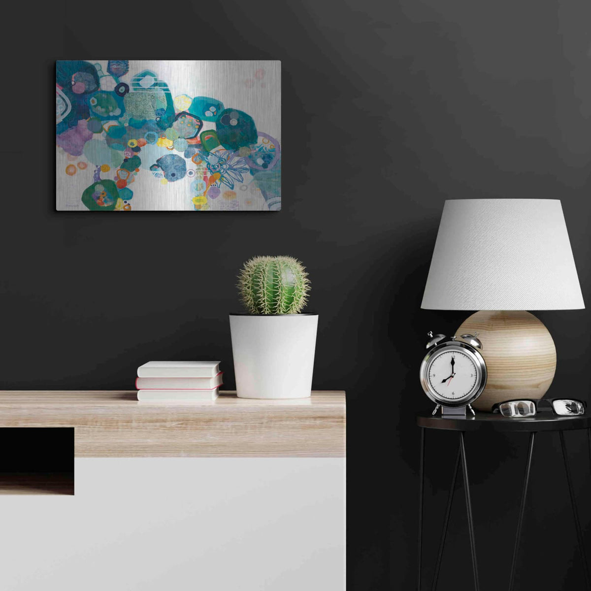 'Bridging our Differences' by Kathy Ferguson – Metal Wall Art, 24x16 room view