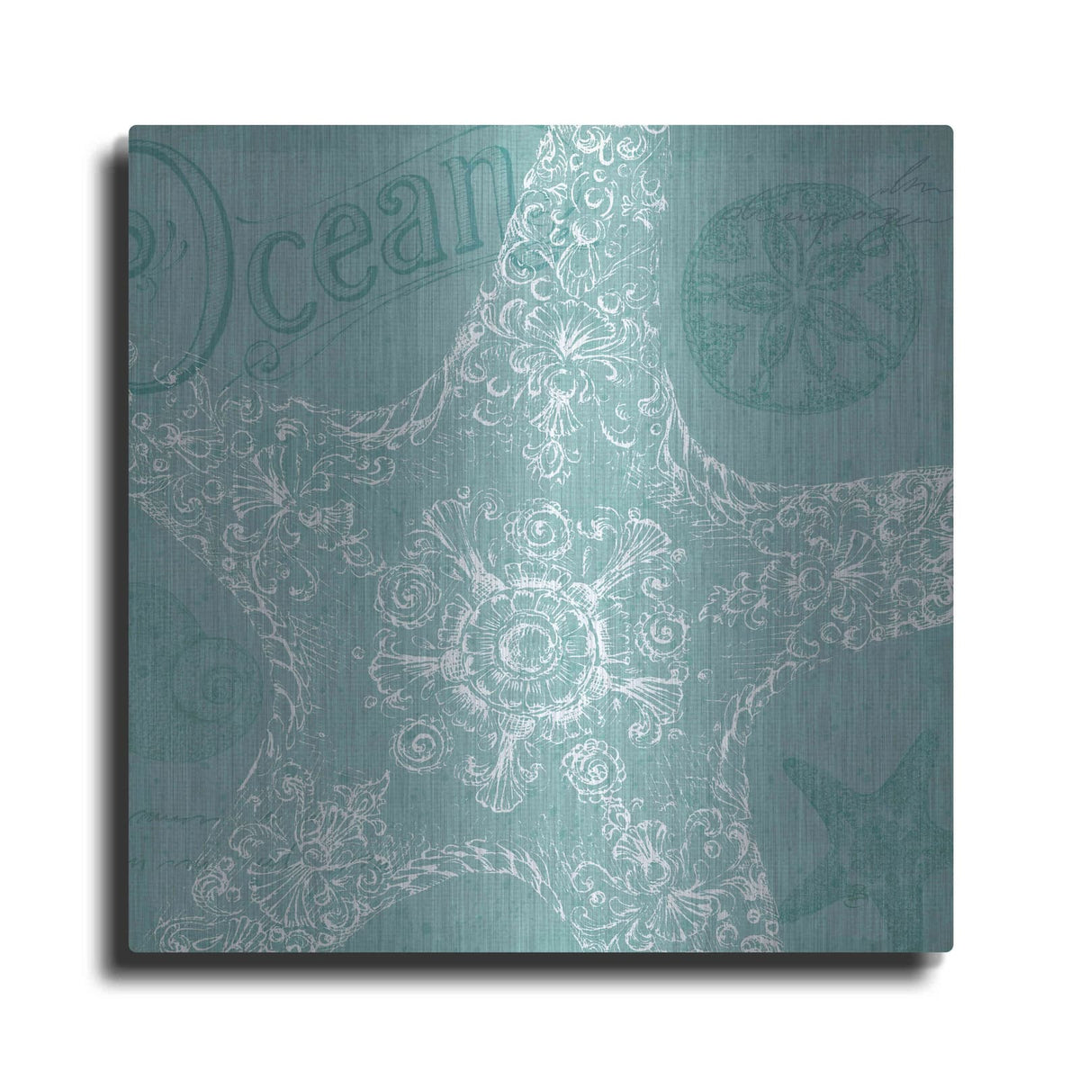 'Aqua Treasure I' by Daphne Brissonnet – Metal Wall Art
