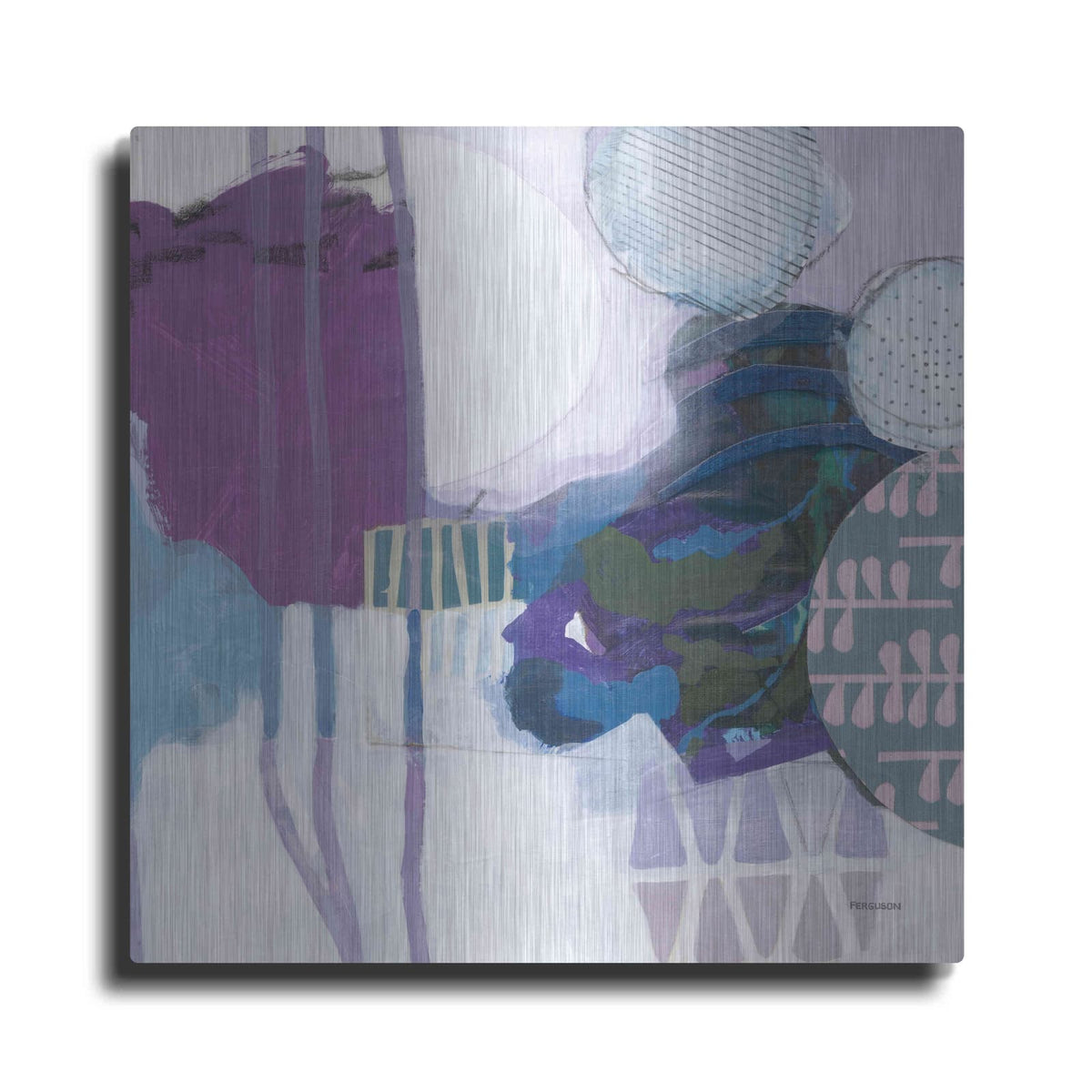 'Abstract Layers IV' by Kathy Ferguson – Metal Wall Art