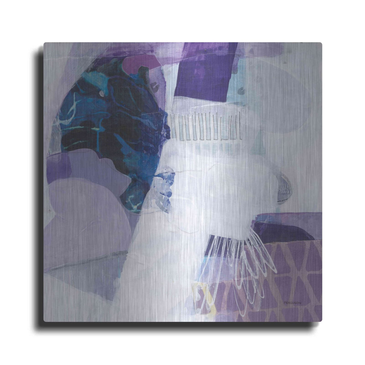 'Abstract Layers III' by Kathy Ferguson – Metal Wall Art