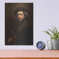 'Self-Portrait' by Rembrandt – Metal Wall Art, 12x16 room view