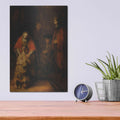 'The Return of the Prodigal Son' by Rembrandt – Metal Wall Art, 12x16 room view