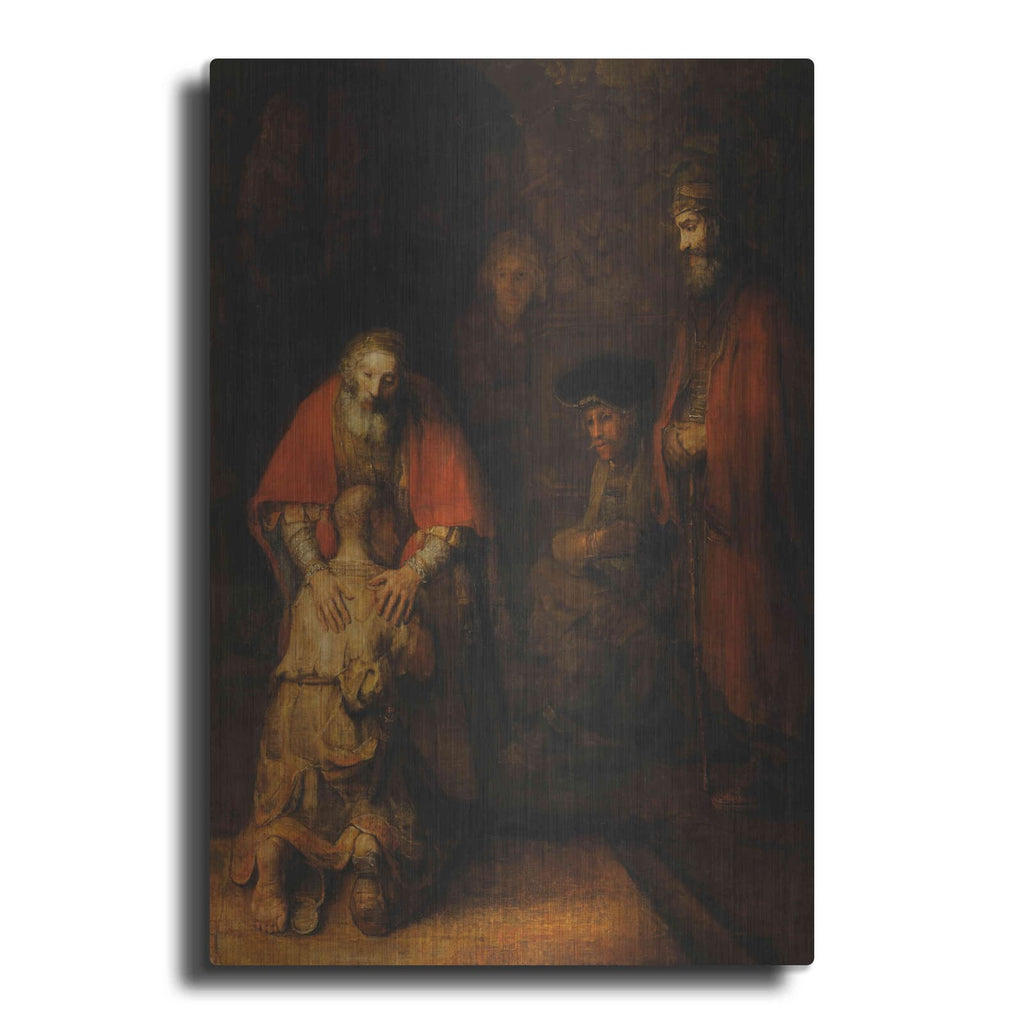 'The Return of the Prodigal Son' by Rembrandt – Metal Wall Art