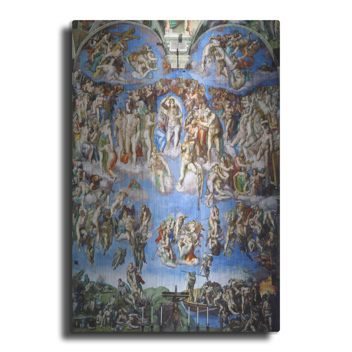 'The Last Judgment' by Michelangelo – Metal Wall Art
