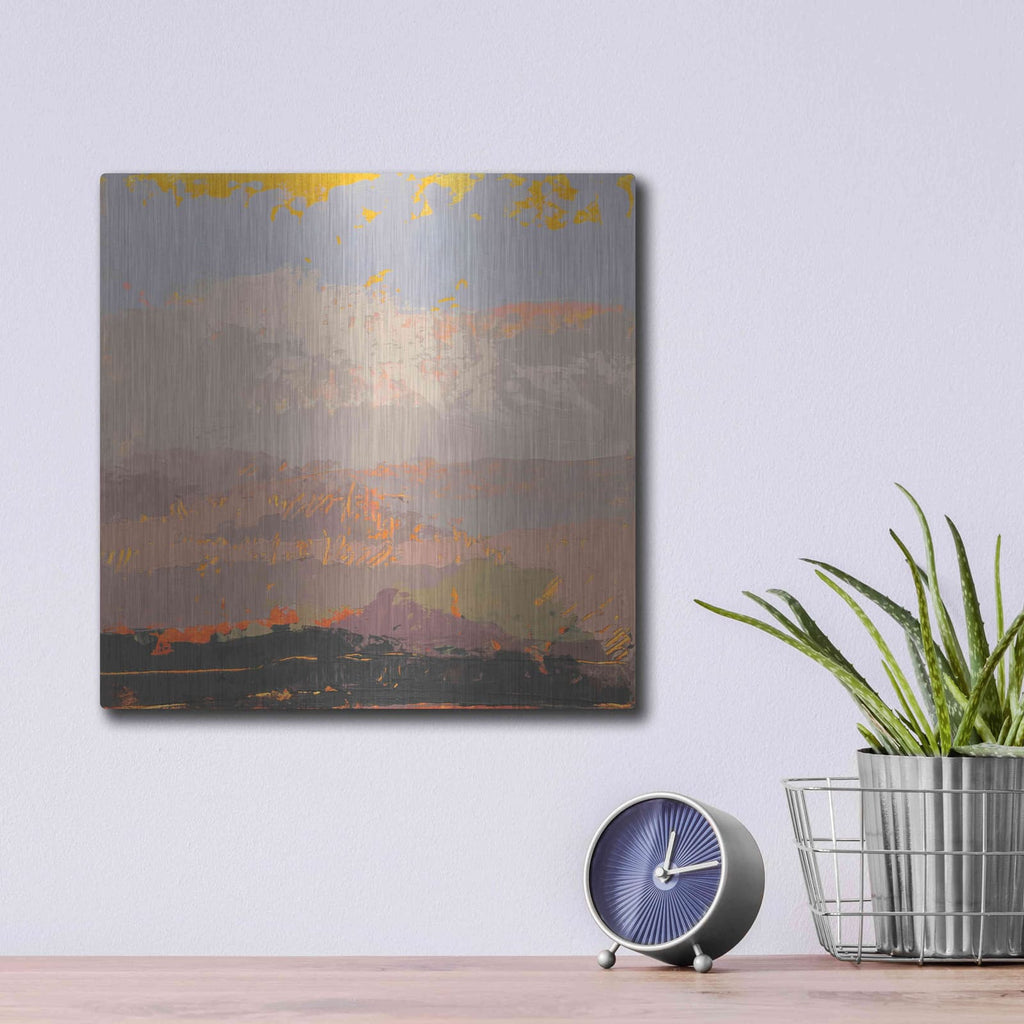 'Soft Day I' by Grainne Dowling – Metal Wall Art, 12x12 room view