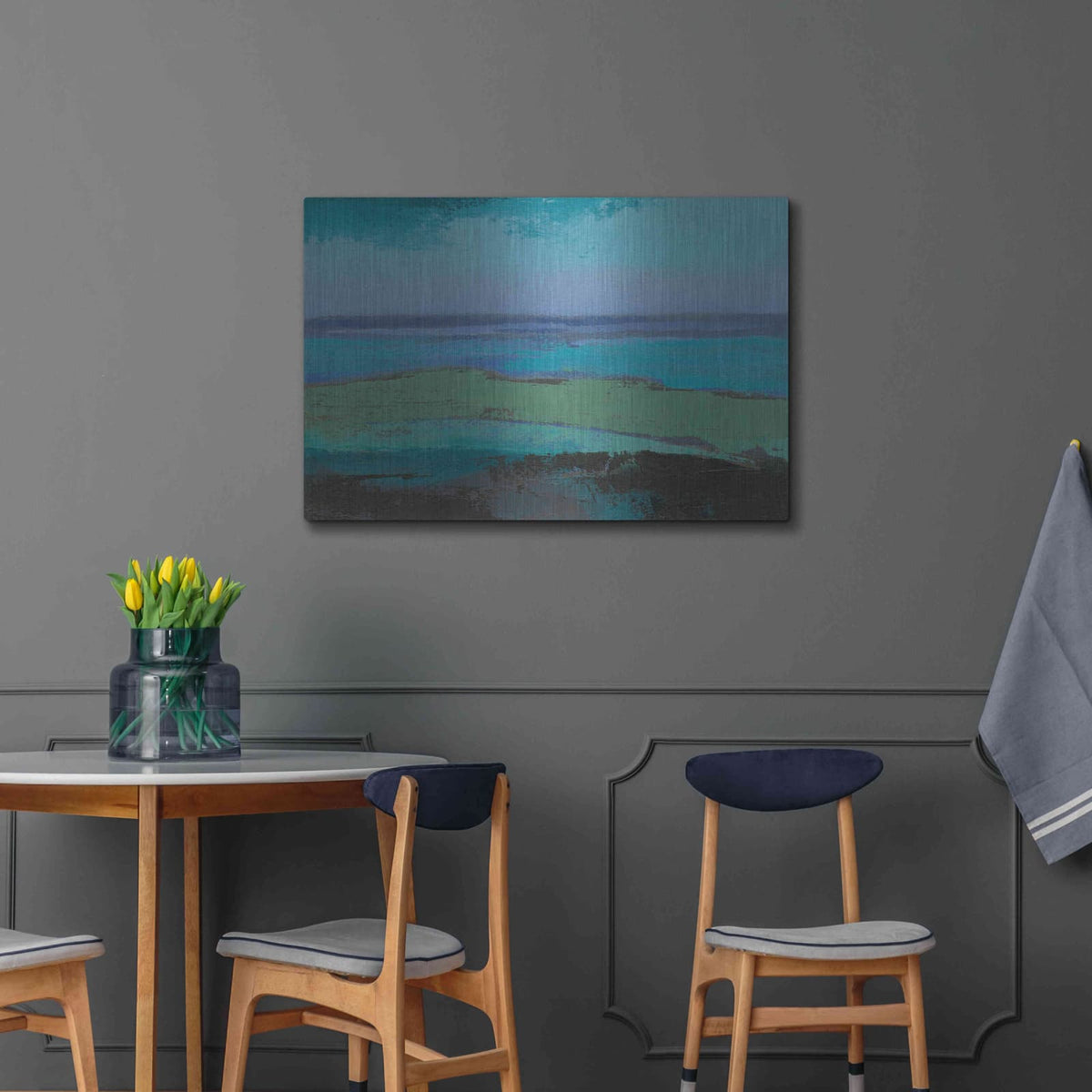 'Low Tide Killala' by Grainne Dowling – Metal Wall Art, 36x24 room view