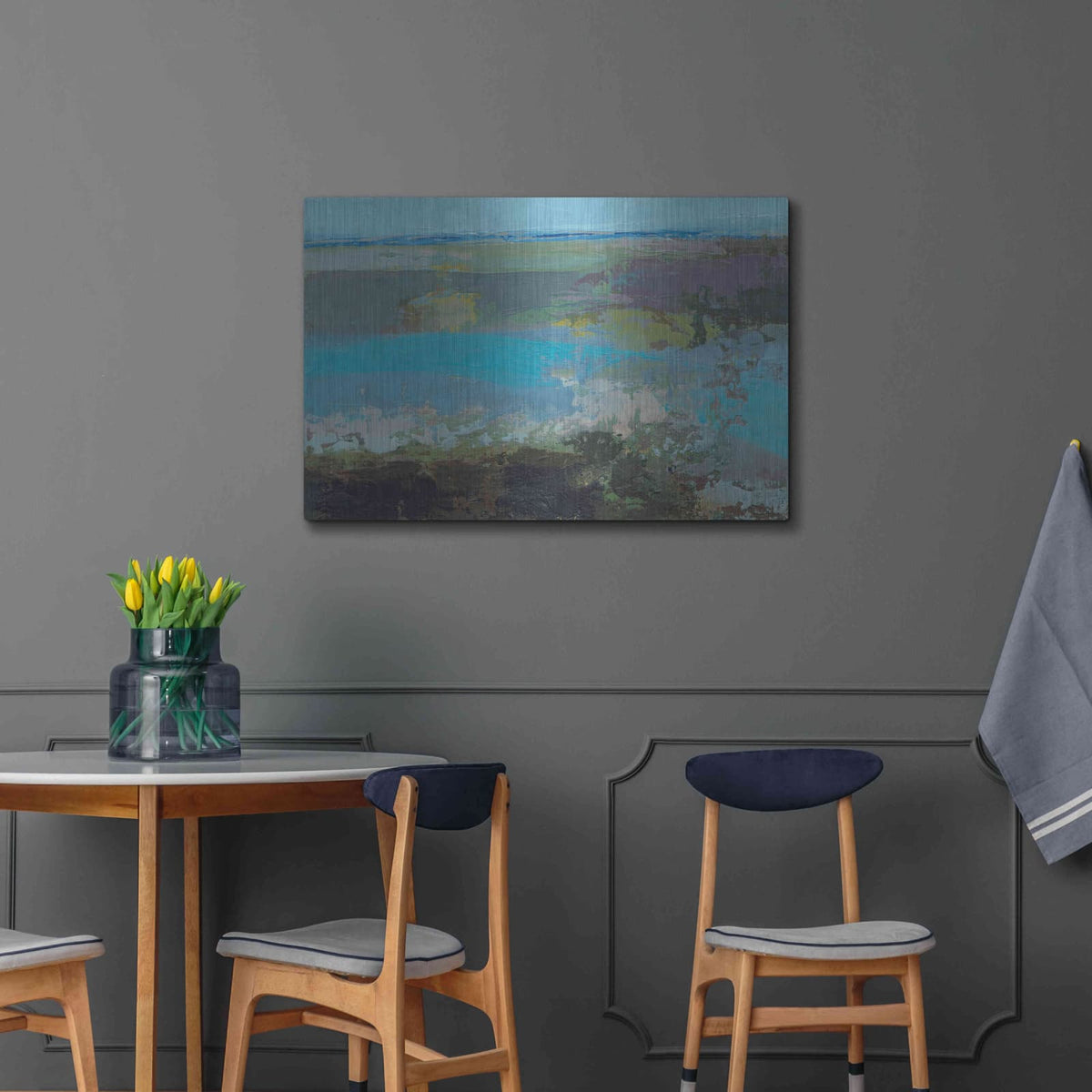 'Killala Bay IV' by Grainne Dowling – Metal Wall Art, 36x24 room view