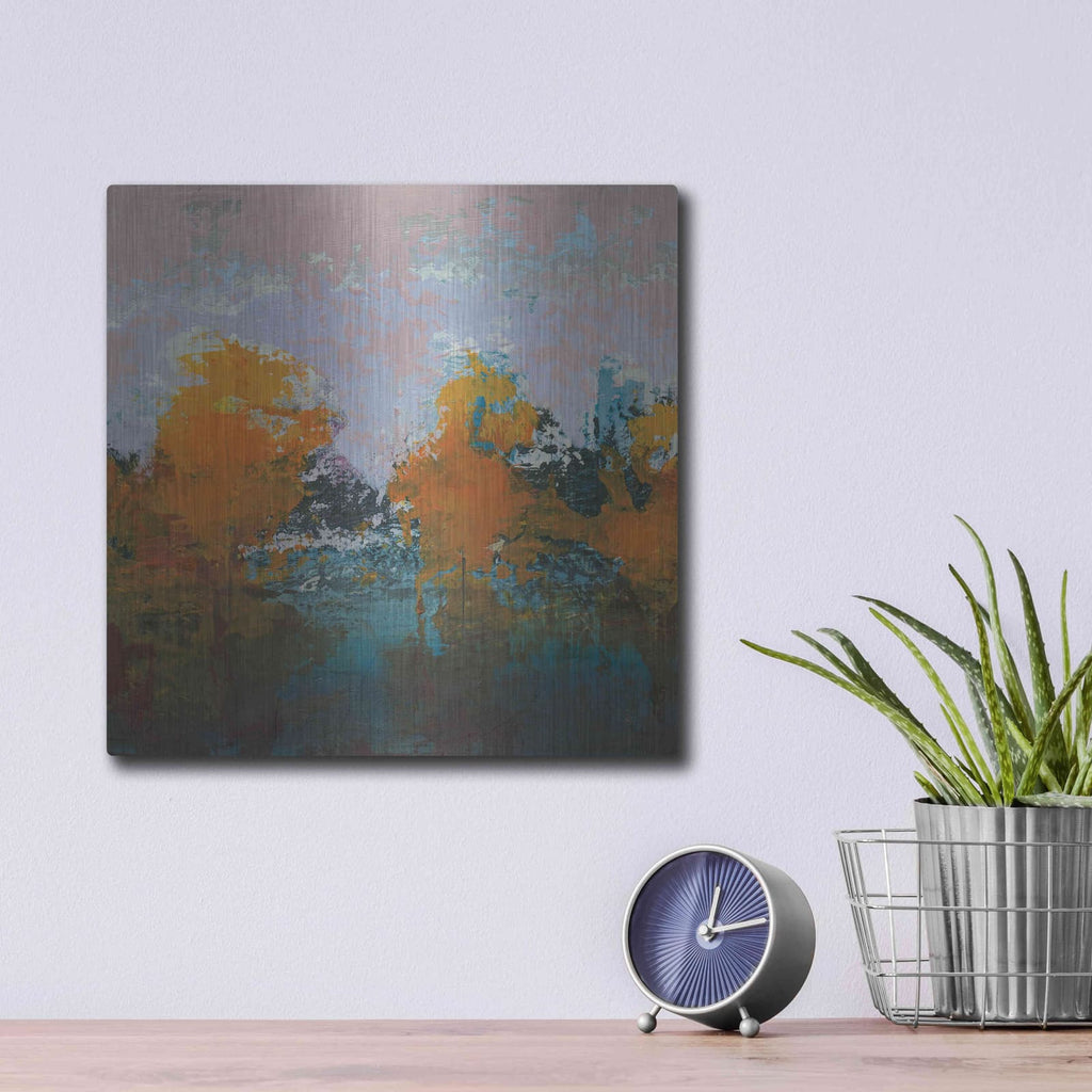 'Blackrath' by Grainne Dowling – Metal Wall Art, 12x12 room view