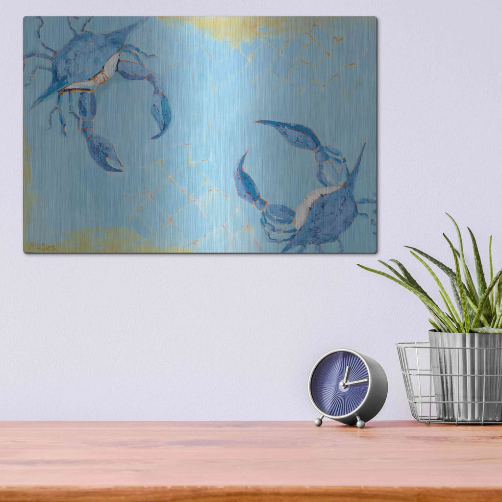 'The Stand Off' by Phyllis Adams – Metal Wall Art, 16x12 room view