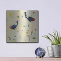 'One Fish Two Fish' by Phyllis Adams – Metal Wall Art, 12x12 room view