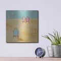 'Cabanas' by Phyllis Adams – Metal Wall Art, 12x12 room view