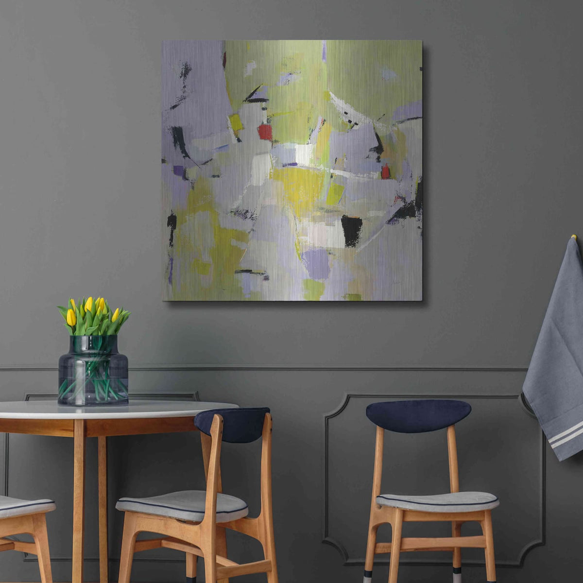 'And All That Jazz' by Phyllis Adams – Metal Wall Art, 36x36 room view