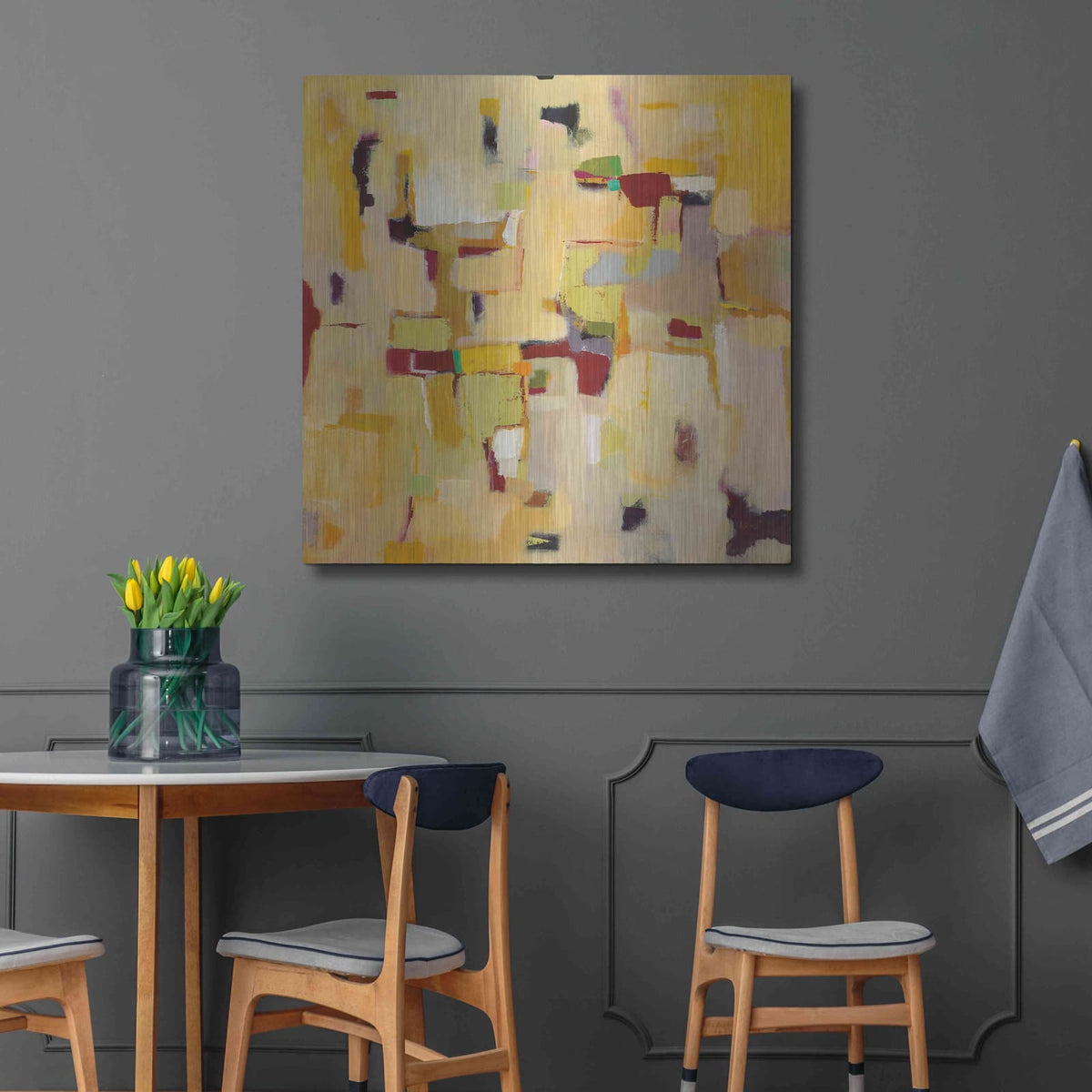 'Autumn Glow' by Phyllis Adams – Metal Wall Art, 36x36 room view