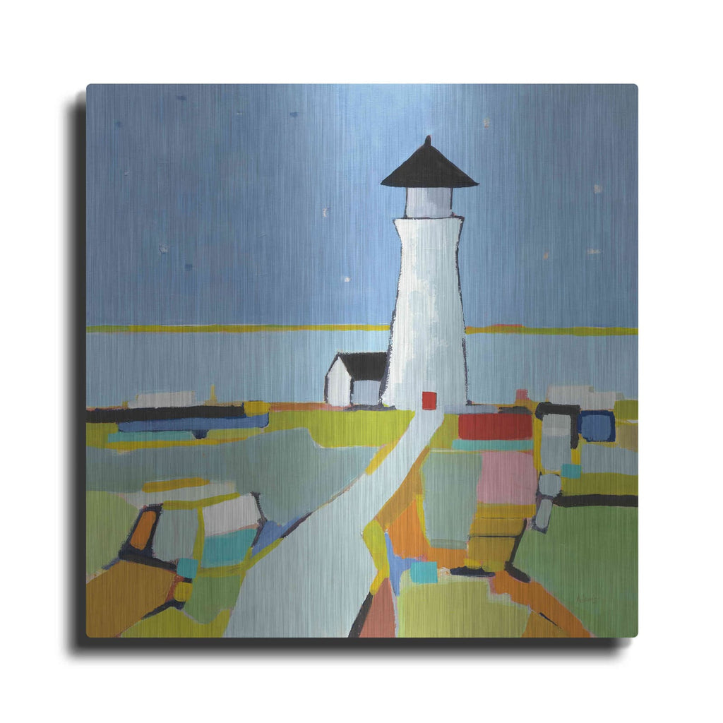 'To the Lighthouse' by Phyllis Adams – Metal Wall Art