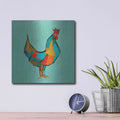 'The Strutter' by Phyllis Adams – Metal Wall Art, 12x12 room view