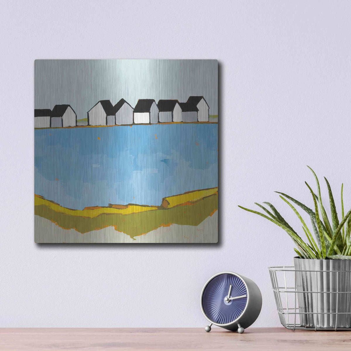 'A Summer's Day' by Phyllis Adams – Metal Wall Art, 12x12 room view