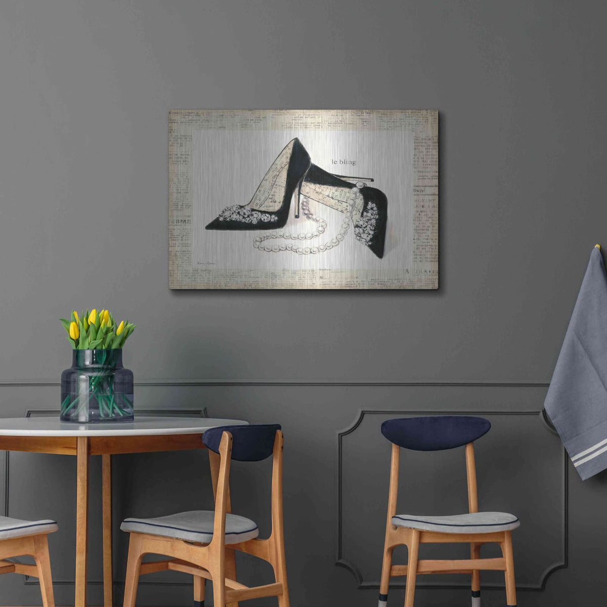'From Emilys Closet IV' by Emily Adams – Metal Wall Art, 36x24 room view