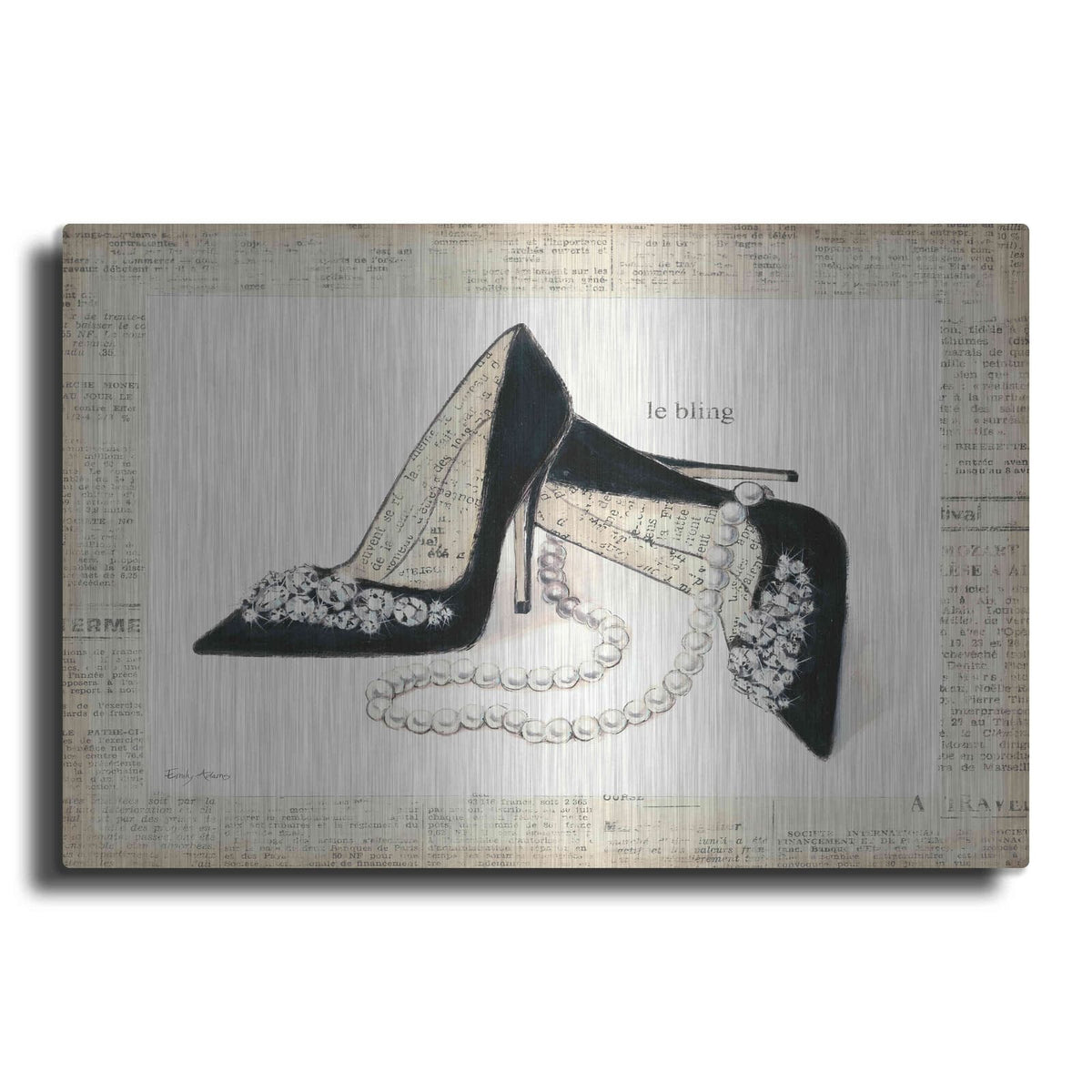 'From Emilys Closet IV' by Emily Adams – Metal Wall Art