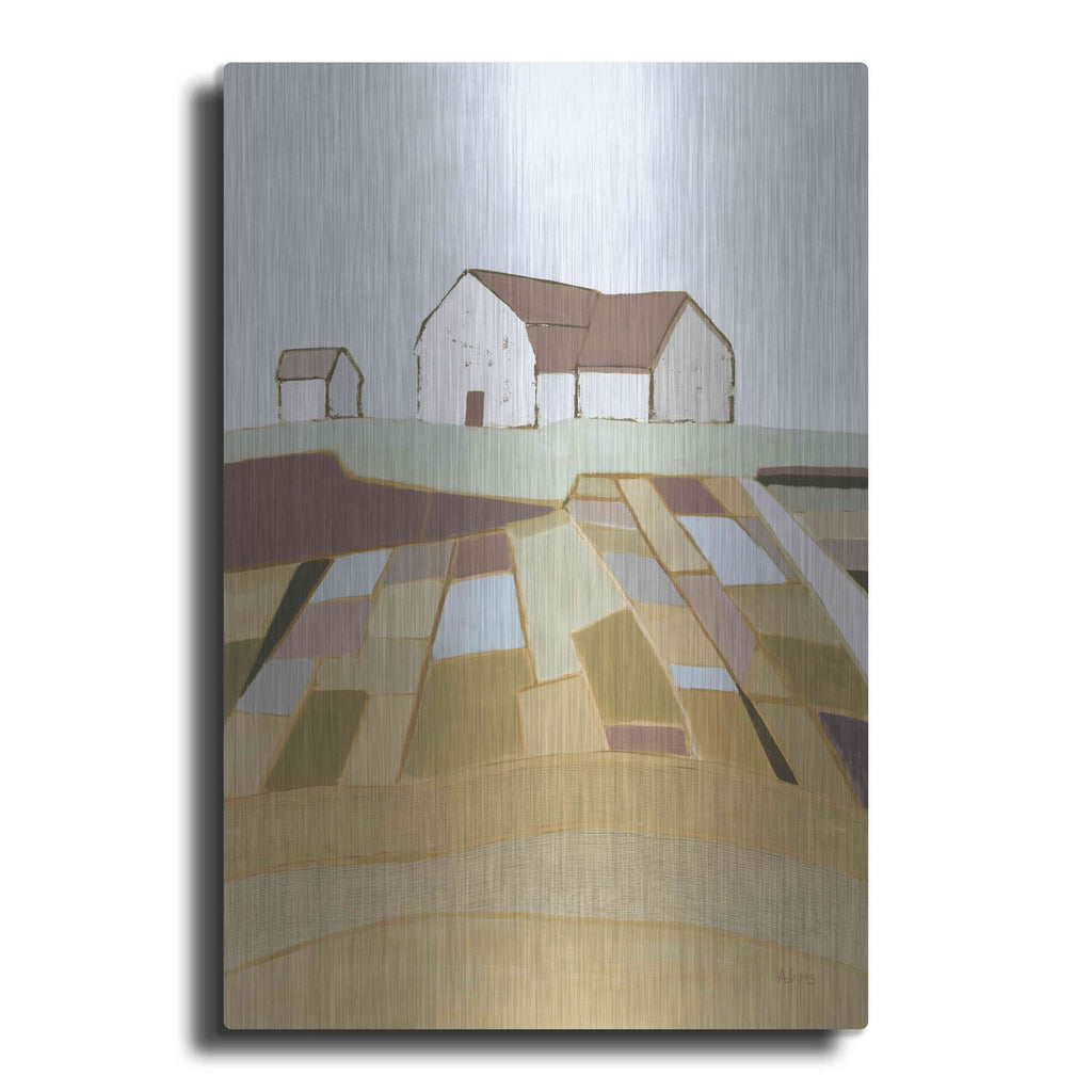 'Field of Dreams Neutral' by Phyllis Adams – Metal Wall Art