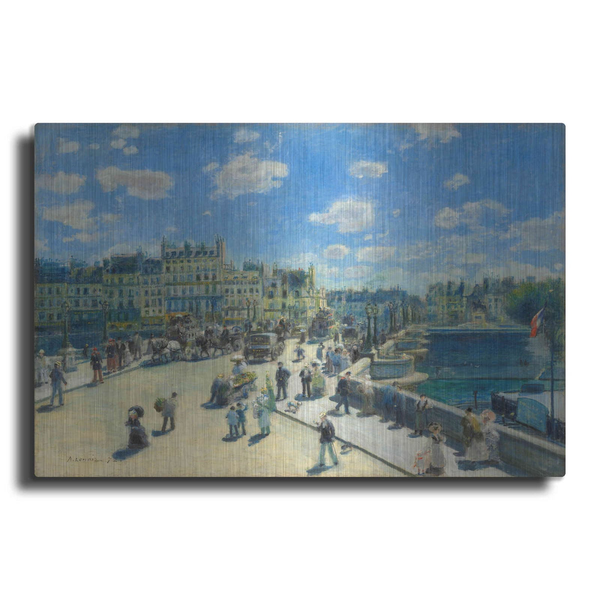 'Pont Neuf' by Pierre-Auguste Renoir – Metal Wall Art