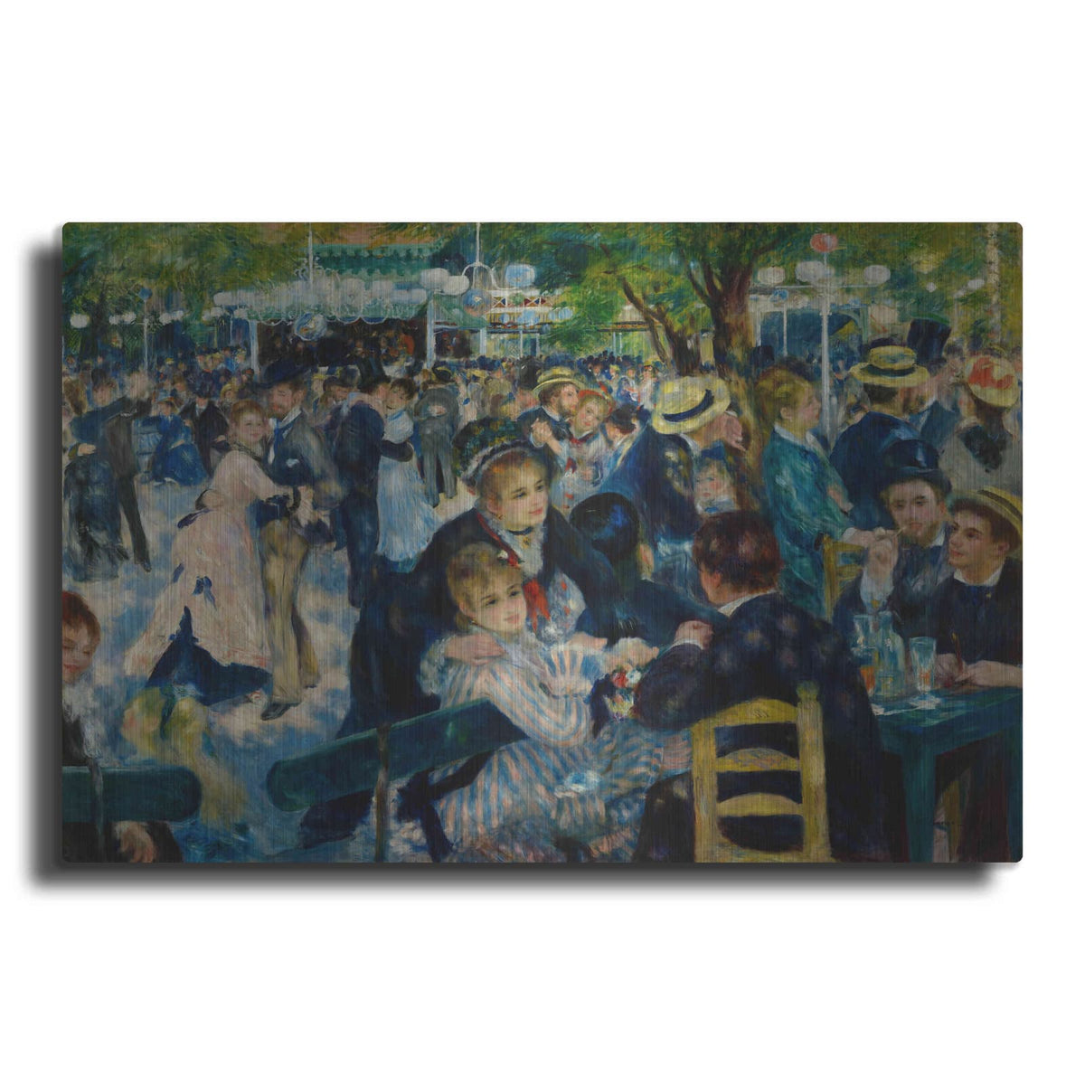 'Dance at Le moulin de la Galette' by Pierre-Auguste Renoir – Metal Wall Art