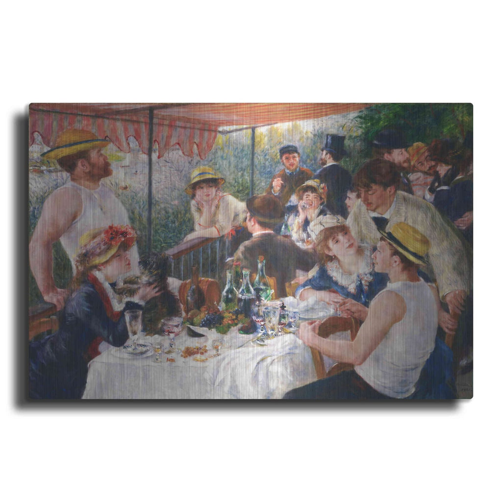 'Luncheon of the Boating Party' by Pierre-Auguste Renoir – Metal Wall Art