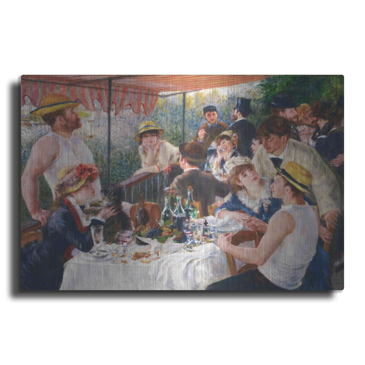 'Luncheon of the Boating Party' by Pierre-Auguste Renoir – Metal Wall Art