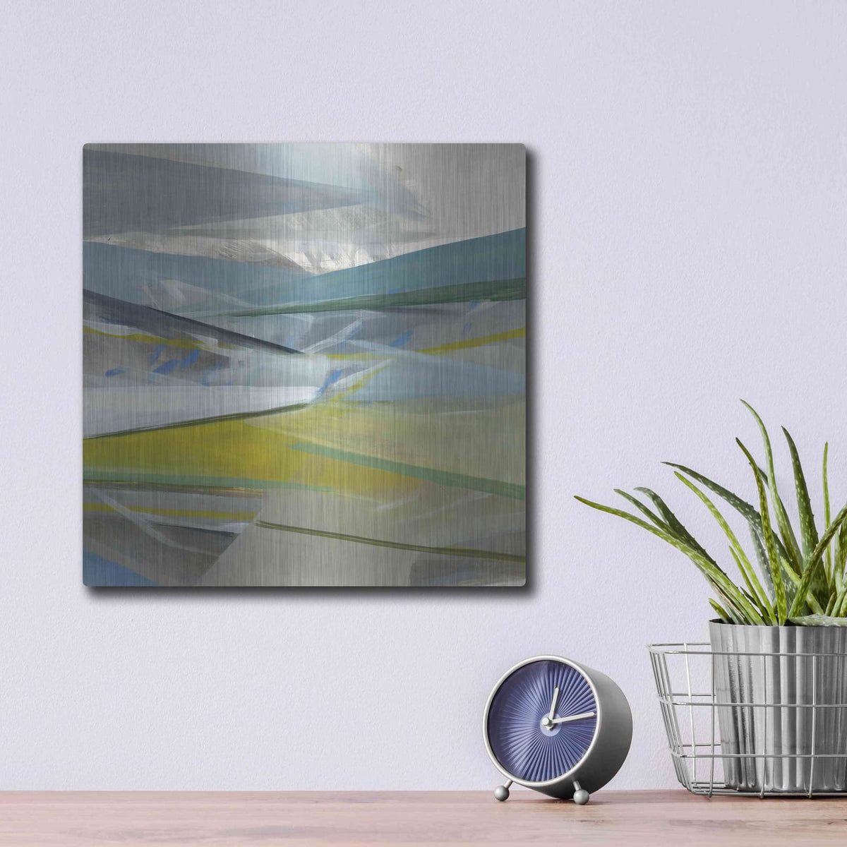 'Reaching Out' by Jo Maye – Metal Wall Art, 12x12 room view