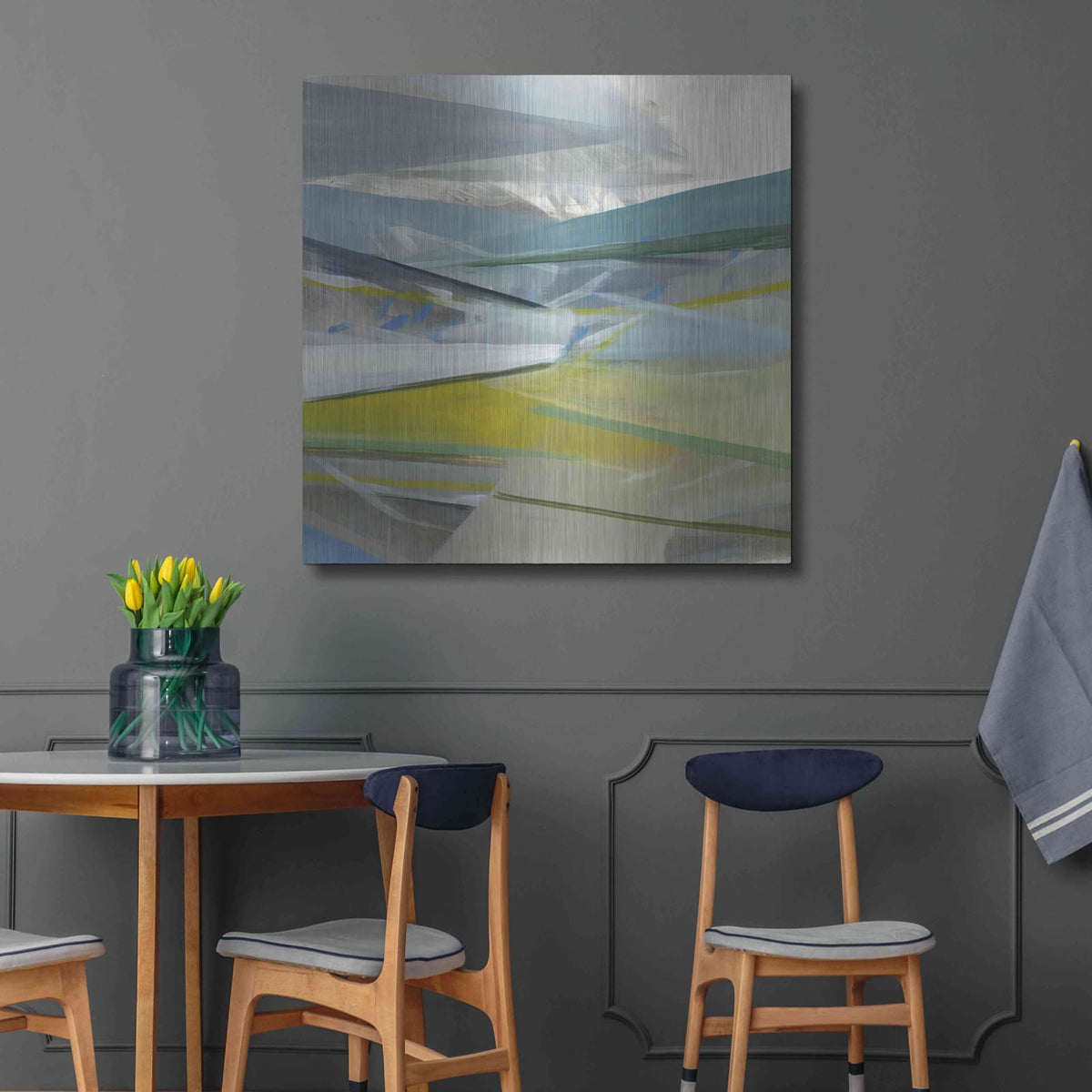 'Reaching Out' by Jo Maye – Metal Wall Art, 36x36 room view