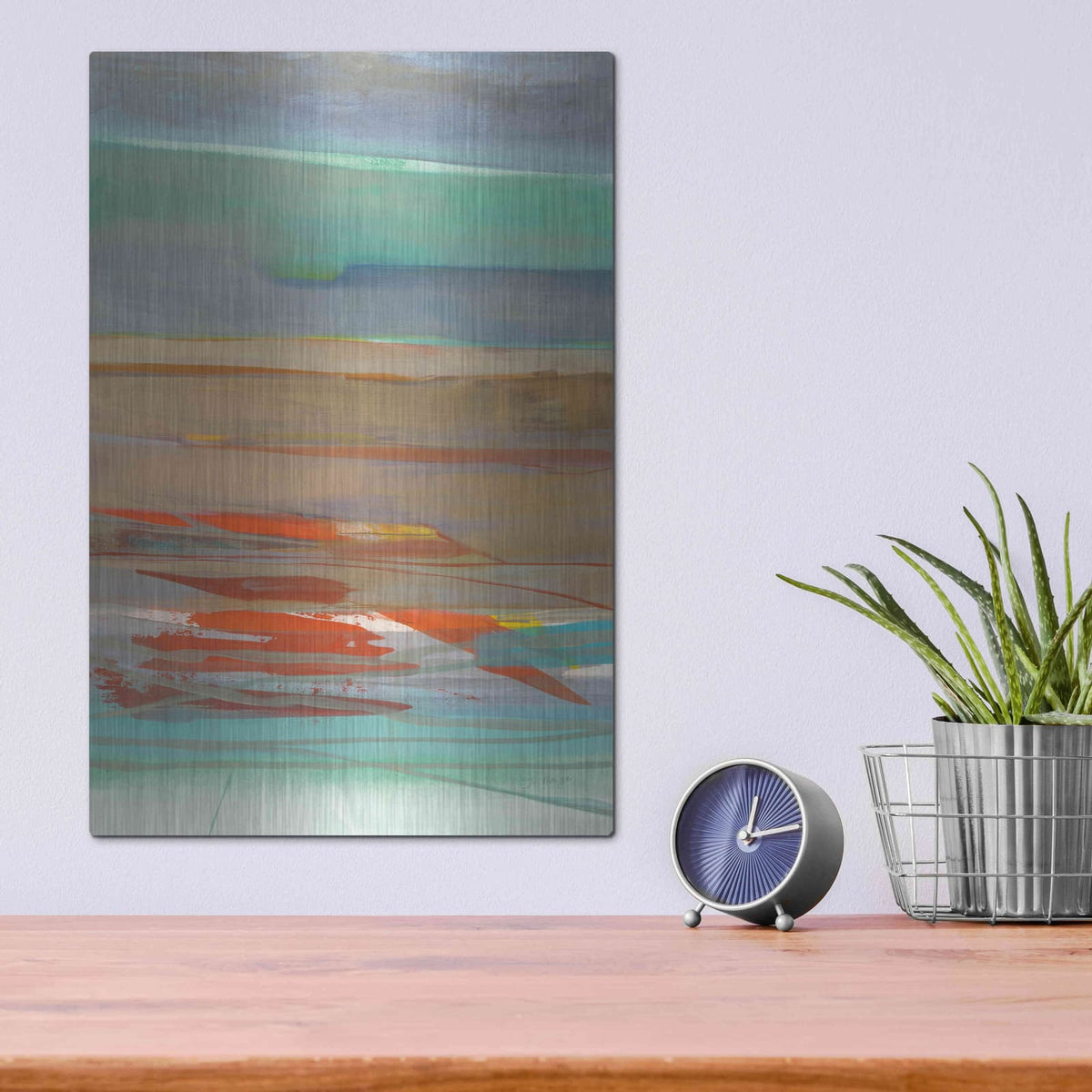 'Layers' by Jo Maye – Metal Wall Art, 12x16 room view