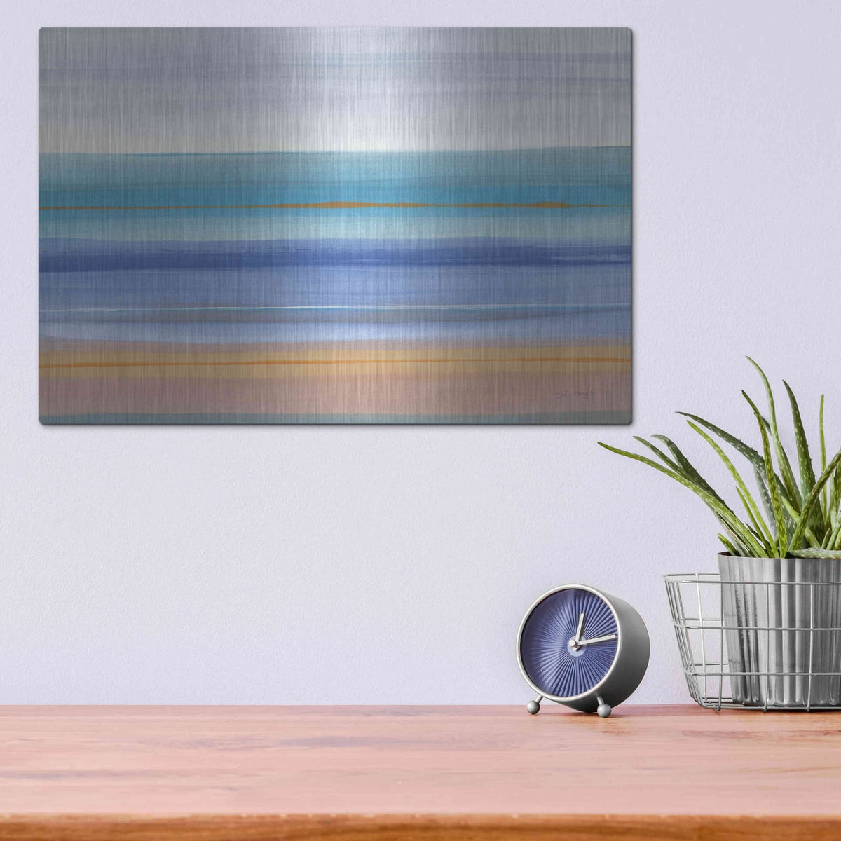 'Warmth' by Jo Maye – Metal Wall Art, 16x12 room view