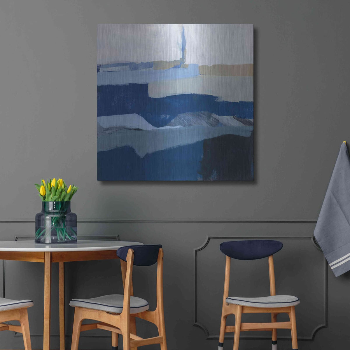 'Crisp Day v2' by Jo Maye – Metal Wall Art, 36x36 room view