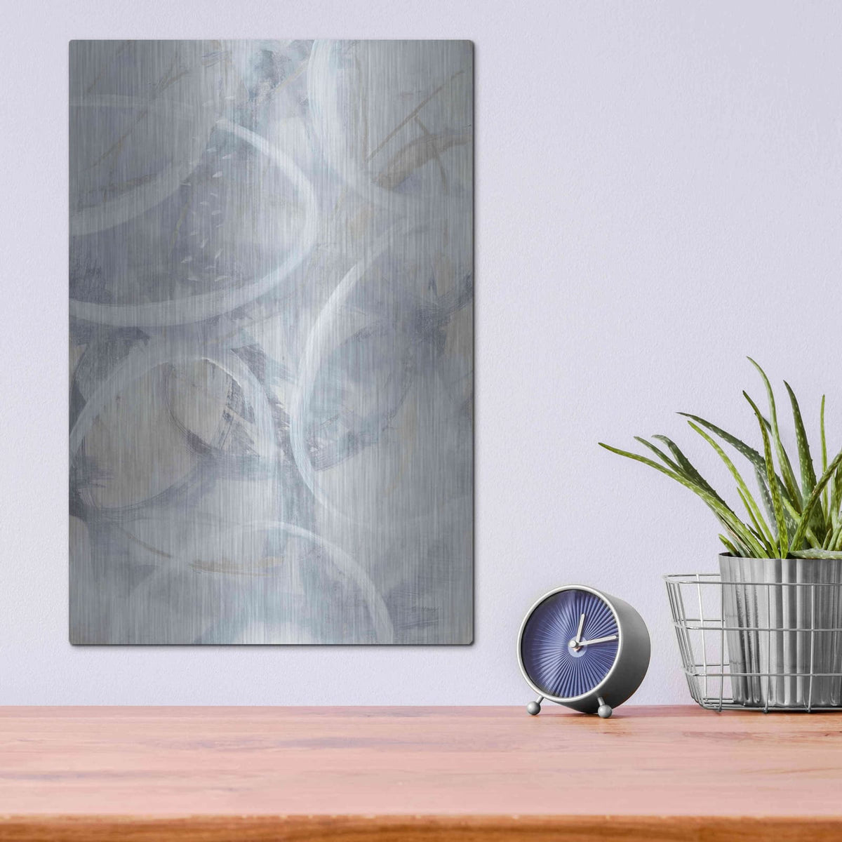 'Float I' by Jo Maye – Metal Wall Art, 12x16 room view