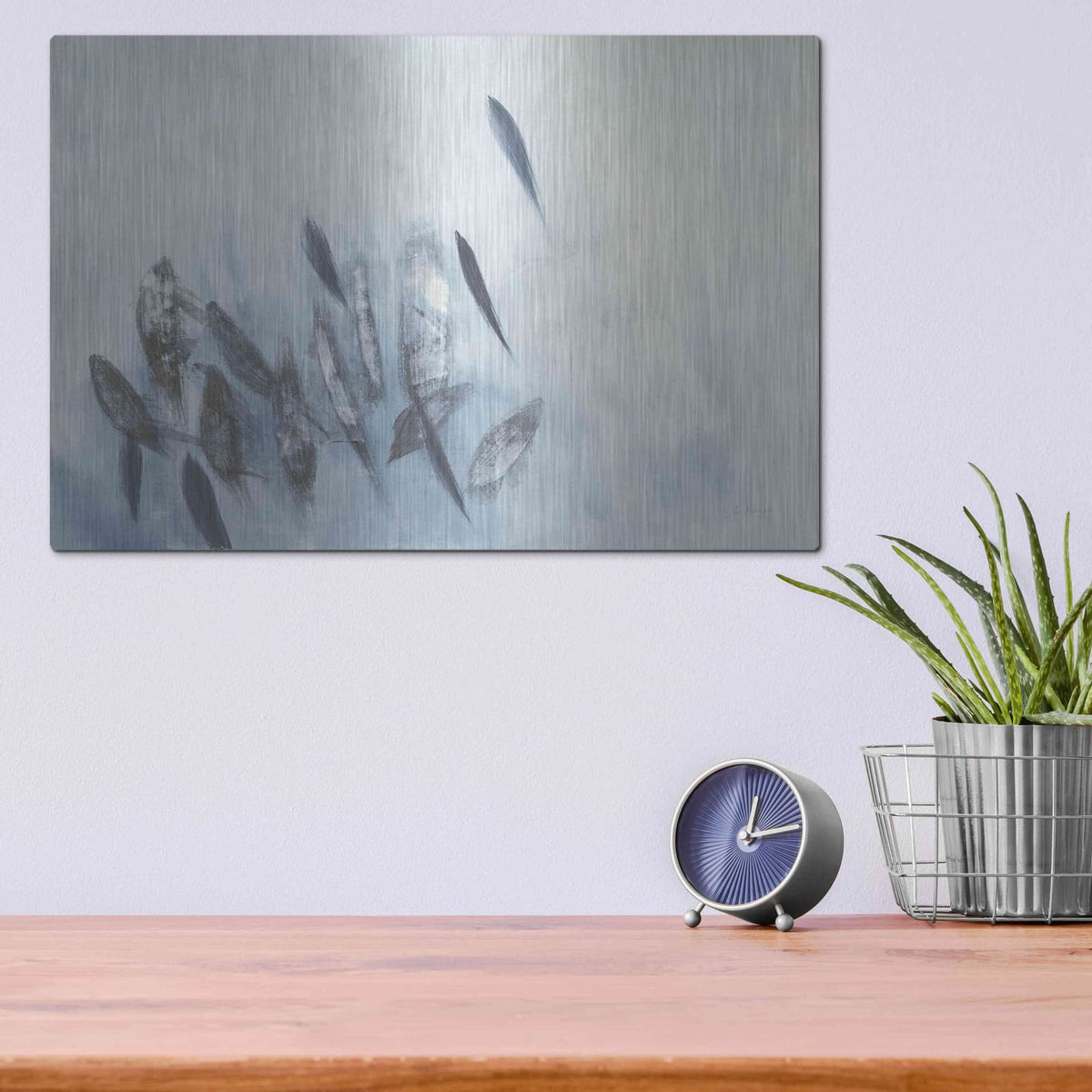 'Gently Waving' by Jo Maye – Metal Wall Art, 16x12 room view