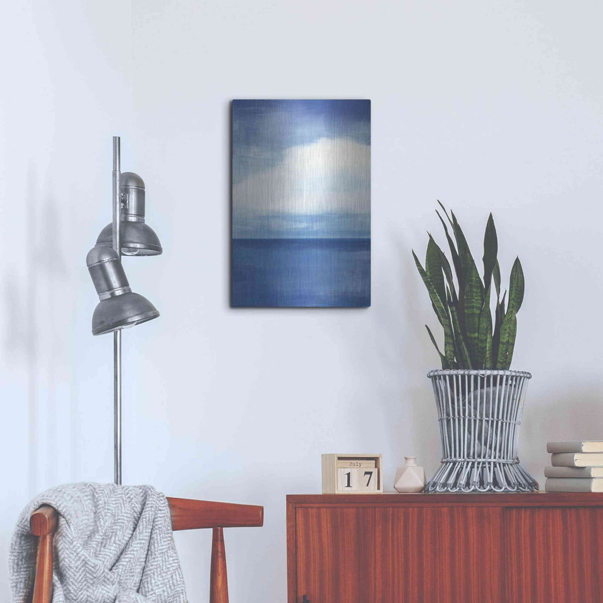 'Seascape I' by Jo Maye – Metal Wall Art, 16x24 room view