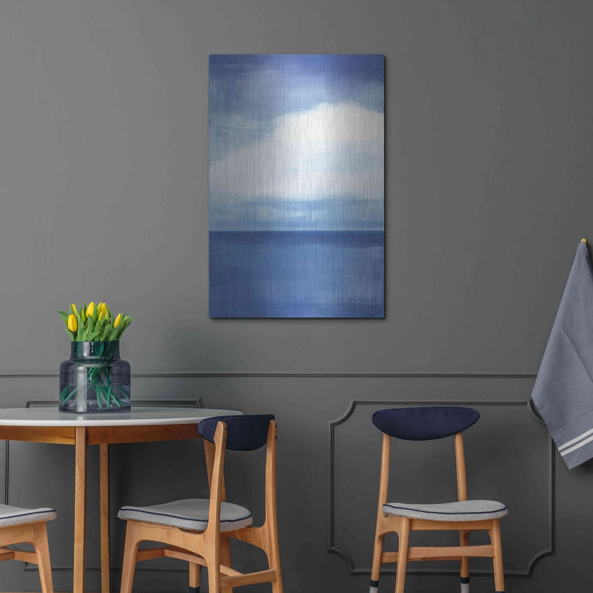 'Seascape I' by Jo Maye – Metal Wall Art, 24x36 room view