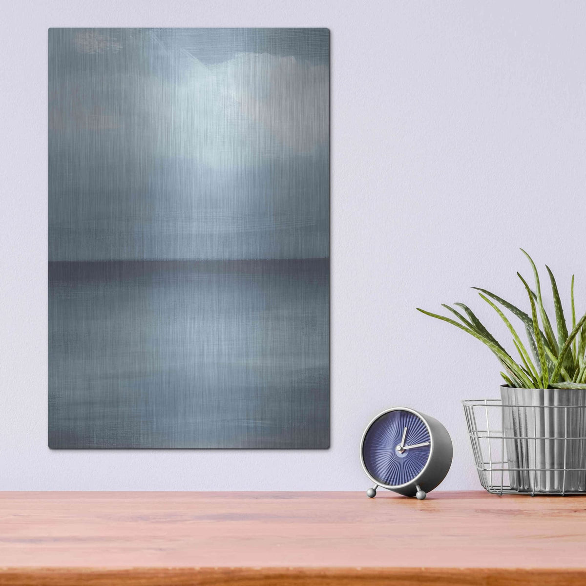 'Seascape III' by Jo Maye – Metal Wall Art, 12x16 room view