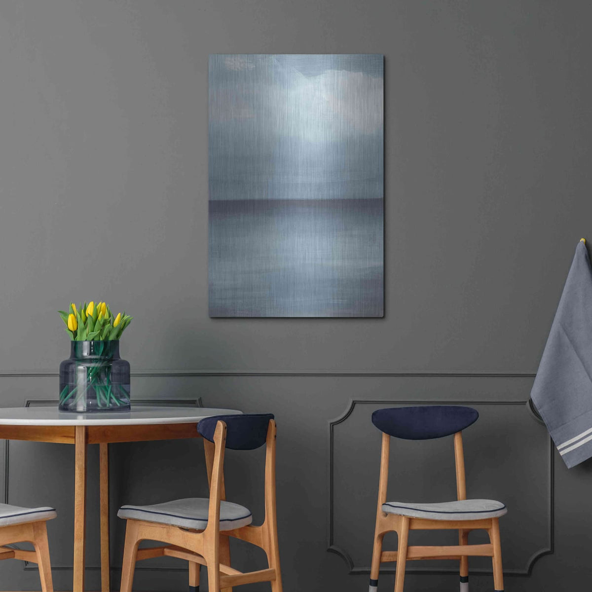 'Seascape III' by Jo Maye – Metal Wall Art, 24x36 room view