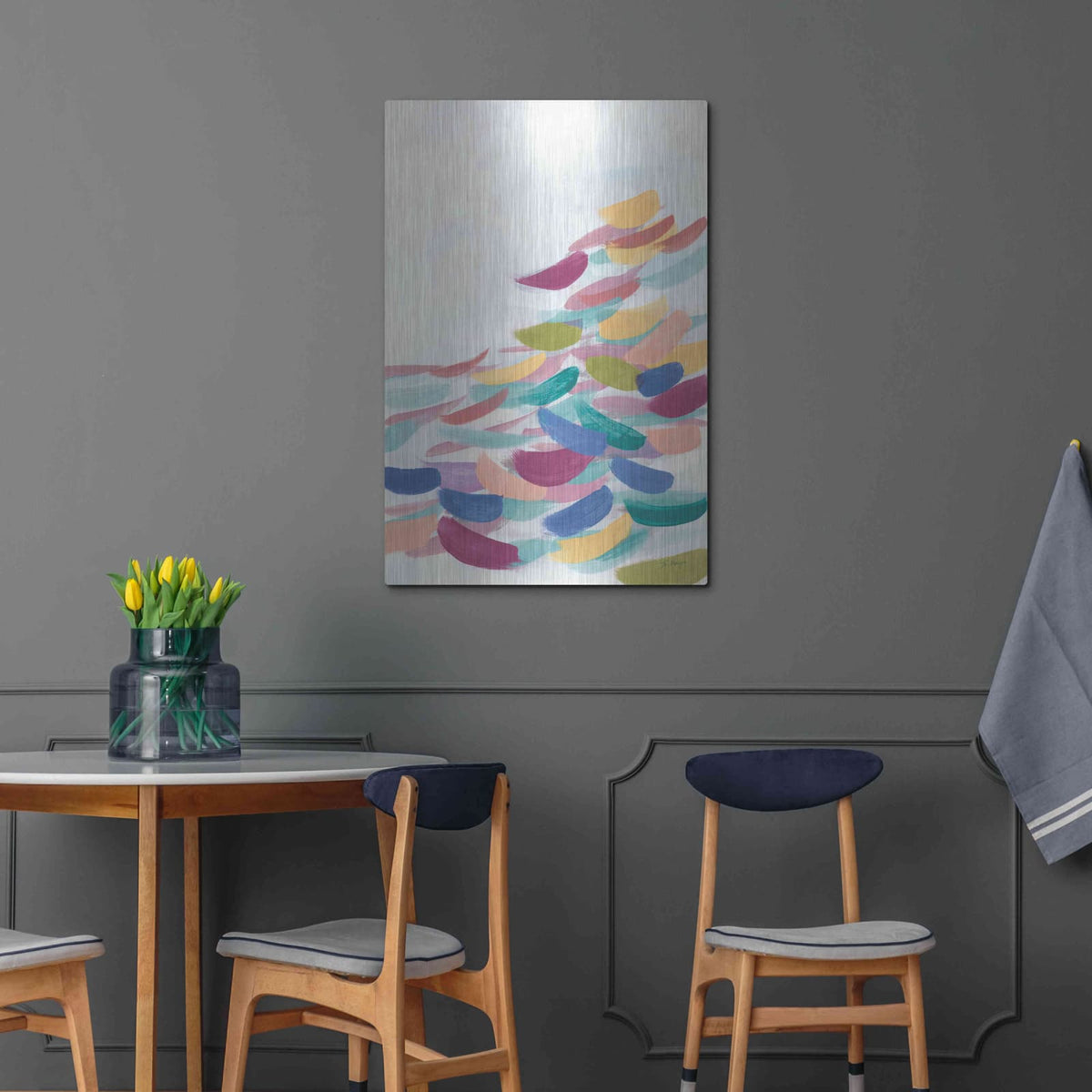 'Drift Pastel' by Jo Maye – Metal Wall Art, 24x36 room view