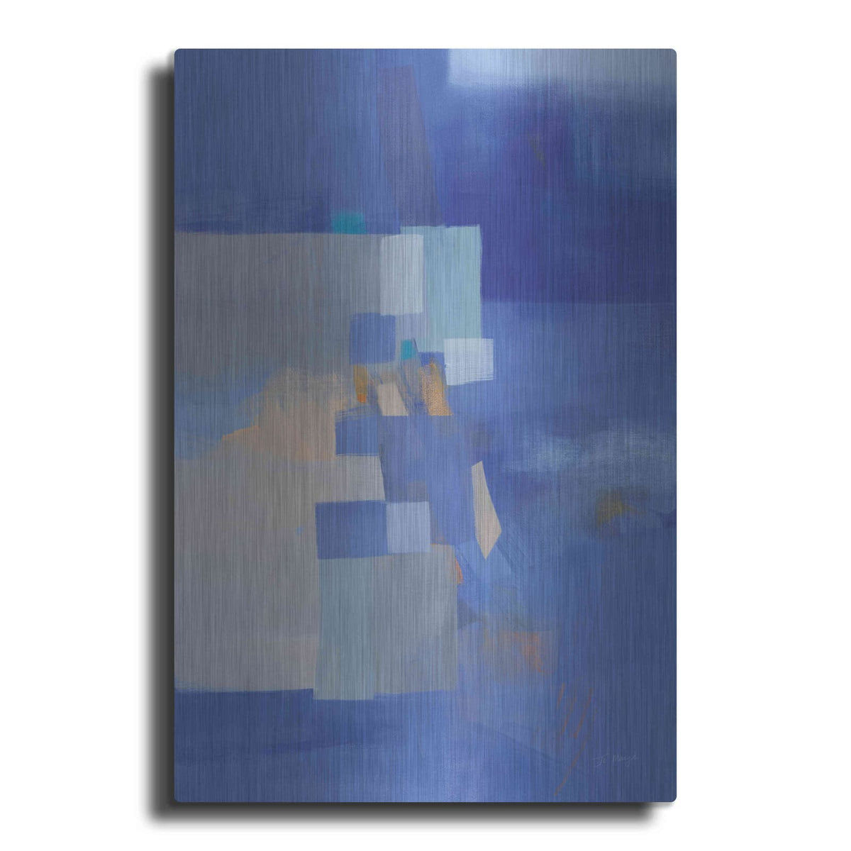 'Blue Dawn' by Jo Maye – Metal Wall Art
