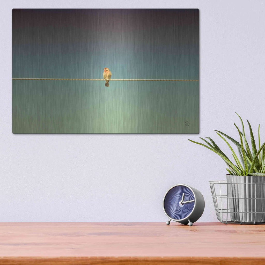 'Waiting' by Nathan Larson – Metal Wall Art, 16x12 room view