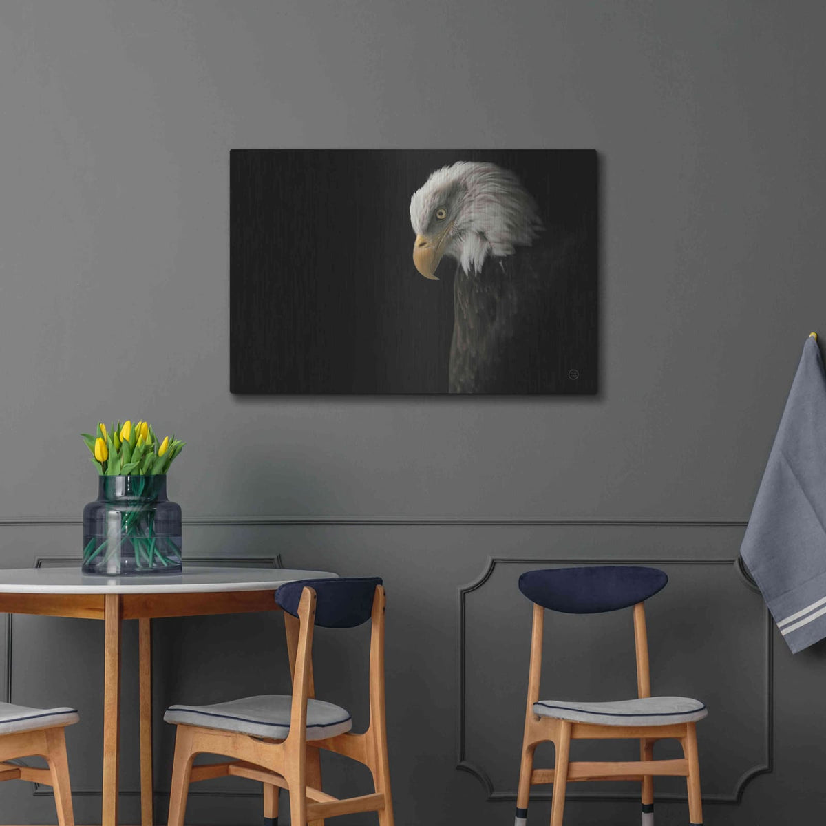 'Eagle Bow' by Nathan Larson – Metal Wall Art, 36x24 room view