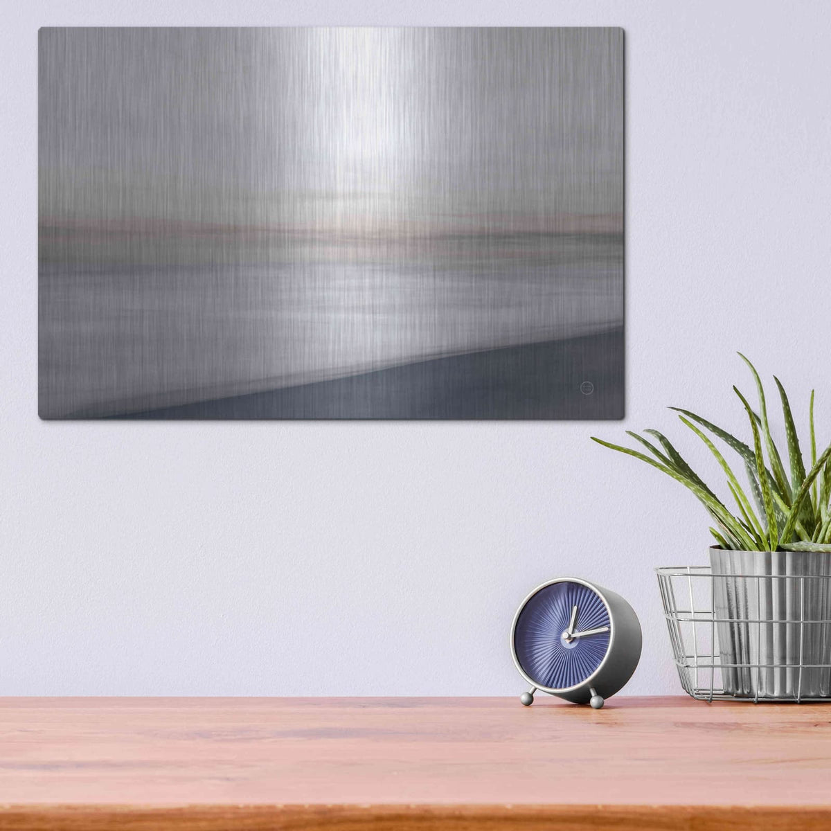 'Waves Move Me I' by Nathan Larson – Metal Wall Art, 16x12 room view