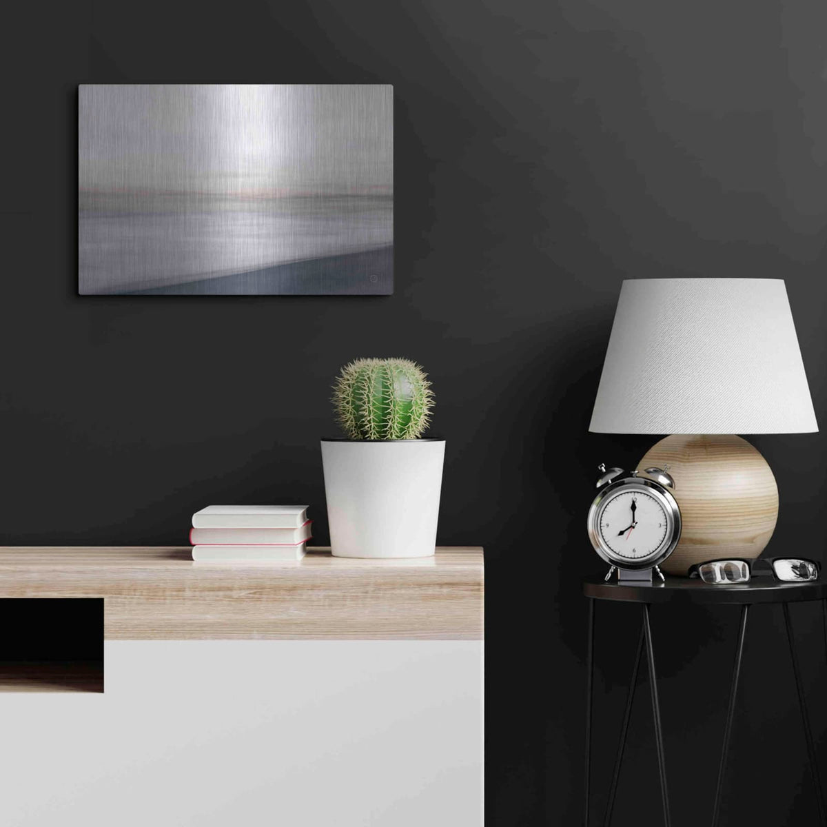 'Waves Move Me I' by Nathan Larson – Metal Wall Art, 24x16 room view